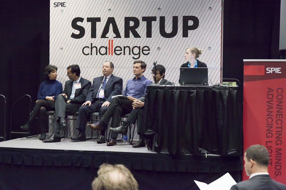 FIGURE 1. The SPIE Startup Challenge gives venture capital exposure and mentoring to aspiring entrepreneurs working to bring new photonics products to market.