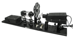 FIGURE 1. Aeon Imaging's Digital Light Microscope is configured for 1X slide imaging using Edmund Optics components, including the Techspec Optical Cage System. FIGURE 1. Aeon Imaging's Digital Light Microscope is configured for 1X slide imaging using Edmund Optics components, including the Techspec Optical Cage System.