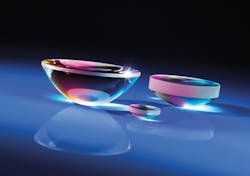 Complex aspheric surface profiles can greatly reduce or eliminate many aberrations in spherical-lens optical systems. Complex aspheric surface profiles can greatly reduce or eliminate many aberrations in spherical-lens optical systems.