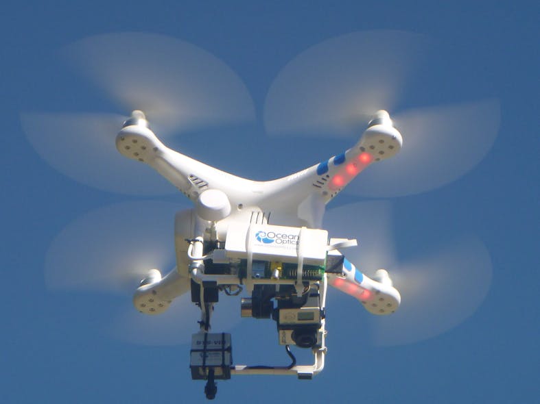 FIGURE 1. Unmanned aerial vehicles (UAVs) are a logical platform for smaller, faster, and better handheld spectrometers.