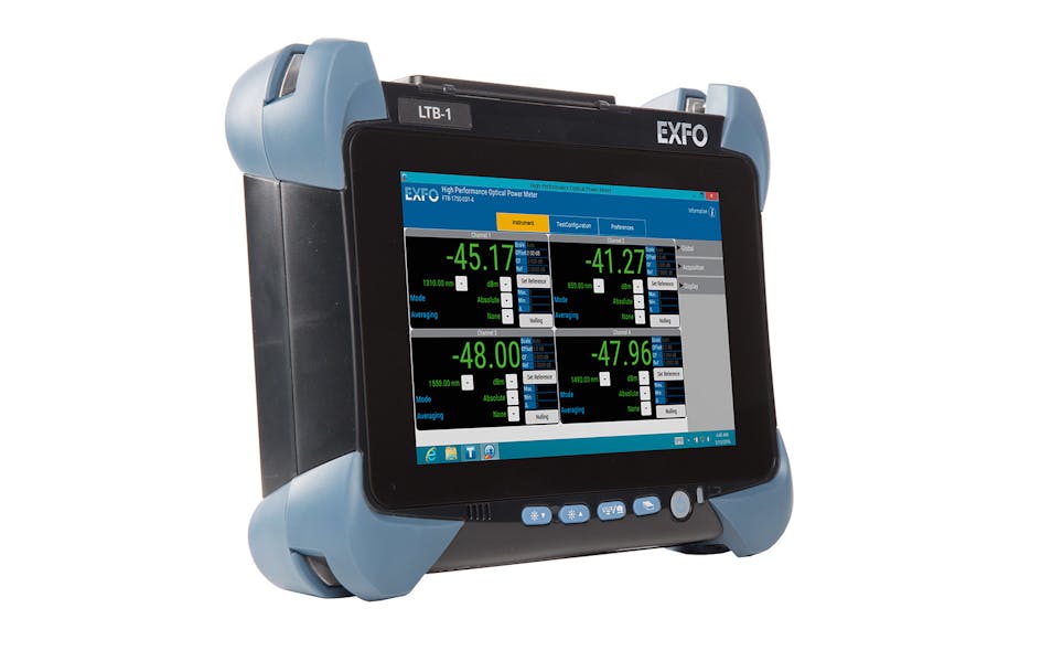 EXFO optical power meter measures high and low signals simultaneously