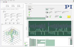 FIGURE 4. A complex motion profile is programmed using a multi-axis patterned motion tool, as demonstrated in this graphic user interface (GUI) environment. FIGURE 4. A complex motion profile is programmed using a multi-axis patterned motion tool, as demonstrated in this graphic user interface (GUI) environment.