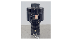 FIGURE 1. A high-capacity Cambridge Technology Lincoln Laser aerostatic-bearing polygonal scanner has a partially evacuated optical chamber. FIGURE 1. A high-capacity Cambridge Technology Lincoln Laser aerostatic-bearing polygonal scanner has a partially evacuated optical chamber.