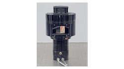 FIGURE 1. A high-capacity Cambridge Technology Lincoln Laser aerostatic-bearing polygonal scanner has a partially evacuated optical chamber.