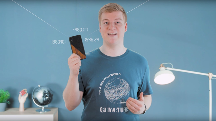 Doktor Whatson in a still from the YouTube video, 'Why you need an optical clock.'