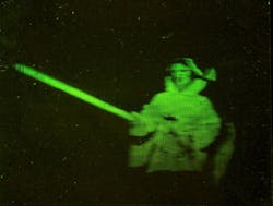 FIGURE 4. Shown is a holographic telepresence of a student dressed as 'Princess Leia,' demonstrated by MIT and the University of Arizona. FIGURE 4. Shown is a holographic telepresence of a student dressed as 'Princess Leia,' demonstrated by MIT and the University of Arizona.