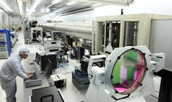 FIGURE 1. The SG-II laser facility at SIOM houses a high-power laser system with multiple and complex laser beam components. FIGURE 1. The SG-II laser facility at SIOM houses a high-power laser system with multiple and complex laser beam components.