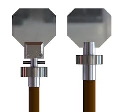 FIGURE 1. Conventional galvo rotor construction (left) is contrasted with ScannerMAX Saturn rotor construction (right). FIGURE 1. Conventional galvo rotor construction (left) is contrasted with ScannerMAX Saturn rotor construction (right).