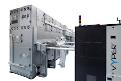 FIGURE 2. The evolving needs of the flat panel display market are met with a scalable Line Beam Annealing System, where multiple excimer laser beams are combined and then shaped to form a single line-shaped profile. FIGURE 2. The evolving needs of the flat panel display market are met with a scalable Line Beam Annealing System, where multiple excimer laser beams are combined and then shaped to form a single line-shaped profile.
