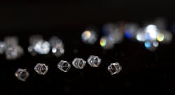 FIGURE 3. A few examples of single-reflection diamond ATR prisms are shown. FIGURE 3. A few examples of single-reflection diamond ATR prisms are shown.