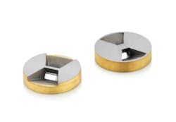 FIGURE 4. These ATR prisms are mounted on disc-shaped mounts. FIGURE 4. These ATR prisms are mounted on disc-shaped mounts.