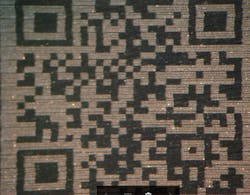 FIGURE 4. The laser-printed images were easily readable from a distance of 12 in., and a QR code was readable by a typical handheld QR code reading application. FIGURE 4. The laser-printed images were easily readable from a distance of 12 in., and a QR code was readable by a typical handheld QR code reading application.