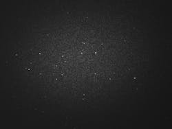 FIGURE 2. Defects on a newly deposited film are visualized using a scatterometer. FIGURE 2. Defects on a newly deposited film are visualized using a scatterometer.