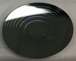 FIGURE 3. This photograph shows the machined surface on part 18 for a single cutting tool. FIGURE 3. This photograph shows the machined surface on part 18 for a single cutting tool.