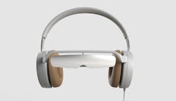 FIGURE 4. At the 2018 Consumer Electronics Show, the Eagle home theater system was introduced to deliver a full 80 in. HDTV viewing experience from a slim headset. FIGURE 4. At the 2018 Consumer Electronics Show, the Eagle home theater system was introduced to deliver a full 80 in. HDTV viewing experience from a slim headset.