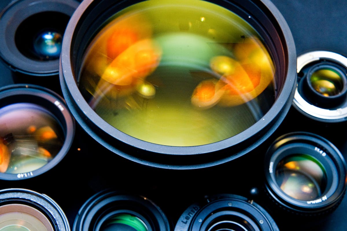 FIGURE 1. An example assortment of multielement optical lenses.