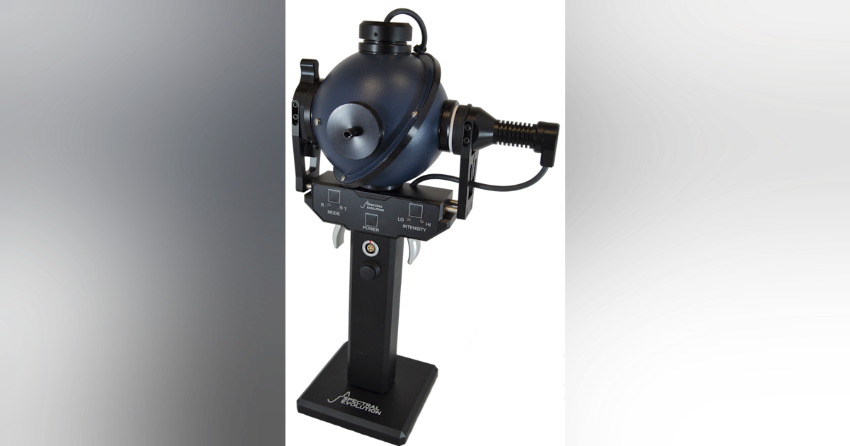Spectral Evolution handheld portable integrating sphere features white ...