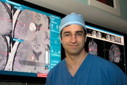 Washington University neurosurgeon Eric C. Leuthardt, MD, is lead author on a paper describing a newly discovered benefit of laser surgery for patients with glioblastomas. Washington University neurosurgeon Eric C. Leuthardt, MD, is lead author on a paper describing a newly discovered benefit of laser surgery for patients with glioblastomas.