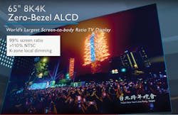 FIGURE 3. Zero-bezel 8K TV. FIGURE 3. Zero-bezel 8K TV.
