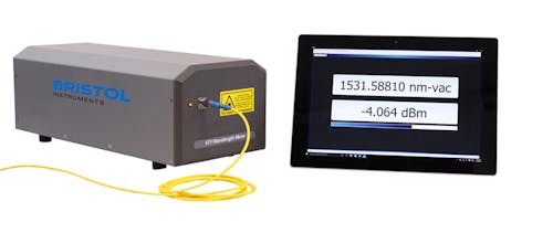 Laser store wavelength meter