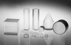 Scintinel stilbene components from Inrad Optics are shown. Scintinel stilbene components from Inrad Optics are shown.