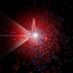 The interaction of an extreme laser pulse with a quantum vacuum breaks the bonds between virtual particle pairs and converts them into real particles. The interaction of an extreme laser pulse with a quantum vacuum breaks the bonds between virtual particle pairs and converts them into real particles.