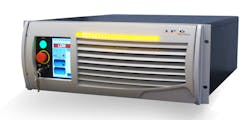 FIGURE 1. A quasi-CW high-pulse-energy fiber laser supports high-pulse-energy, low-duty-cycle laser processing. FIGURE 1. A quasi-CW high-pulse-energy fiber laser supports high-pulse-energy, low-duty-cycle laser processing.