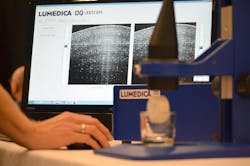 Lumedica says that its $10,000 OCT system performs on a par 'with machines costing $40,000 more.' OQ LabScope, the research version, is available now; the company is pursuing FDA approval for a clinical version that will target optometry practices currently unable to afford the technology. Lumedica says that its $10,000 OCT system performs on a par 'with machines costing $40,000 more.' OQ LabScope, the research version, is available now; the company is pursuing FDA approval for a clinical version that will target optometry practices currently unable to afford the technology.