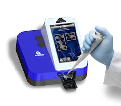 FIGURE 4. The Orflo Moxi GO II cytometer was redesigned to replace a 532 nm DPSS laser with an Osram 488 nm laser diode, thus helping to create a new market for cost-effective and portable flow cytometers. FIGURE 4. The Orflo Moxi GO II cytometer was redesigned to replace a 532 nm DPSS laser with an Osram 488 nm laser diode, thus helping to create a new market for cost-effective and portable flow cytometers.