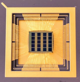 FIGURE 2. A Dartmouth QIS test chip contains 20 different 1 Mjot QIS arrays and was fabricated by TSMC in a modified 45/65 nm 3D-stacked BSI CIS process.