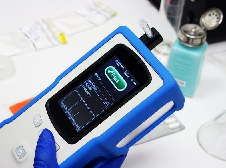 Raman spectrometers, such as the NanoRam handheld spectrometer, require little to no sample prep for applications like drug identification or antioxidant measurement in skin.