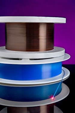 Polymicro Technologies' sterilizable and biocompatible JTFIH silica/silica optical fiber delivering laser light at its tip. Polymicro Technologies' sterilizable and biocompatible JTFIH silica/silica optical fiber delivering laser light at its tip.