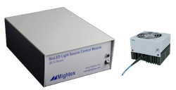 FIGURE 1. Mightex offers its BioLED Control Module and a multi-wavelength fiber-coupled LED—both designed for optogenetics. FIGURE 1. Mightex offers its BioLED Control Module and a multi-wavelength fiber-coupled LED—both designed for optogenetics.