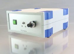 FIGURE 2. Prizmatix's Optogenetics-LED-460 provides 460 nm blue light, which activates channelrhodopsin-1 and -2. FIGURE 2. Prizmatix's Optogenetics-LED-460 provides 460 nm blue light, which activates channelrhodopsin-1 and -2.