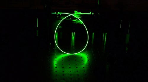 This mid-IR fiber laser owes its ability to produce 25X the power of standard lasers to a novel setup. The result is greater sensitivity, and thus an ability to analyze breath among other gases.