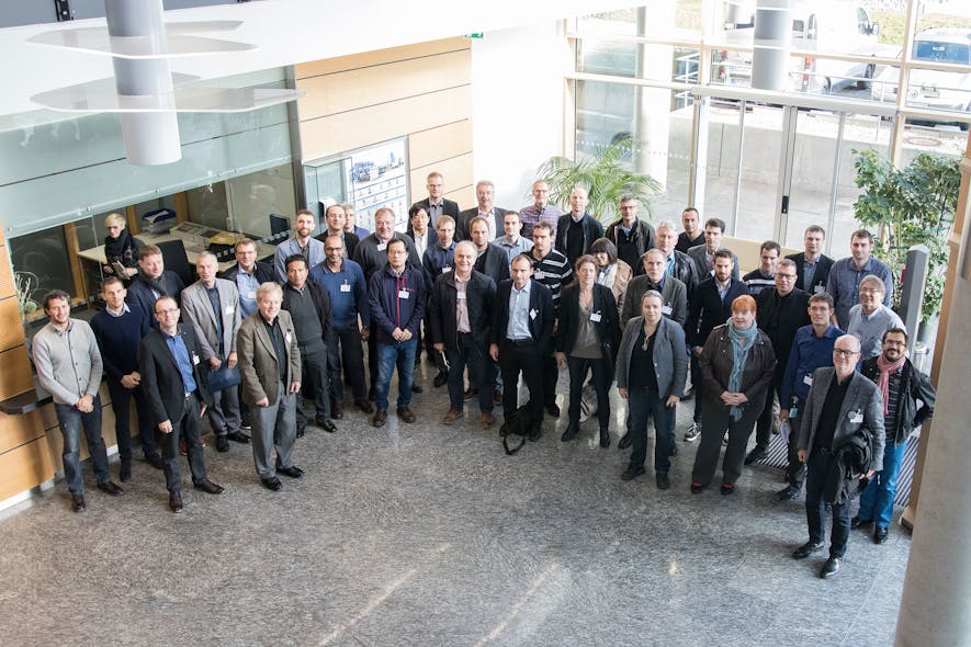 FIGURE 1. Researchers from around the world gathered at the MIMAS Workshop, held at the Fraunhofer IOF in Jena, to develop a roadmap for the advances needed in optical fiber technology.