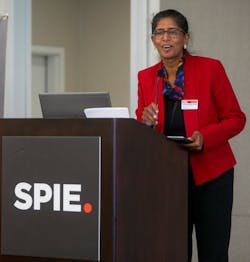 FIGURE 3. SPIE 2021 President-Elect Anita Mahadevan-Jansen at Photonics West 2020&rsquo;s EDI Reception.