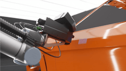 A multisensor head uses terahertz radiation for layer thickness measurement. A multisensor head uses terahertz radiation for layer thickness measurement.