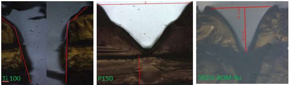 Figure 5 Cross Section Of Pdlcd Film Cut By Co2 Lasers