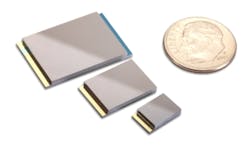 FIGURE 3. Packaged bolometers benefit from small pixel sizes. FIGURE 3. Packaged bolometers benefit from small pixel sizes.