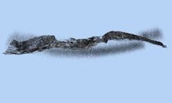 FIGURE 2. Atmospheric returns projected/mixed with ground returns (objects of interest). FIGURE 2. Atmospheric returns projected/mixed with ground returns (objects of interest).