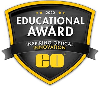 The Edmund Optics Educational Award is an initiative to support outstanding undergraduate and graduate optics programs in science, technology, engineering, and mathematics at non-profit colleges and universities.