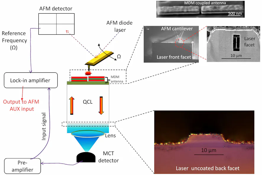 OPTICAL SENSORS: Plasmonic antenna on QCL facet creates chip-scale ...