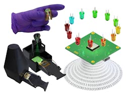 A prototype of the computational sensor designed by machine learning. A prototype of the computational sensor designed by machine learning.