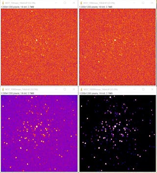 FIGURE 1. A M37 star cluster image acquired using a Princeton Instruments KURO:1200B back-illuminated sCMOS camera.