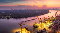 FIGURE 7. While international trade stopped for a quarter in 2020, it has since recovered and a number of significant political changes have happened, including new rules adding licensing requirements for exports going to military end-users in China.