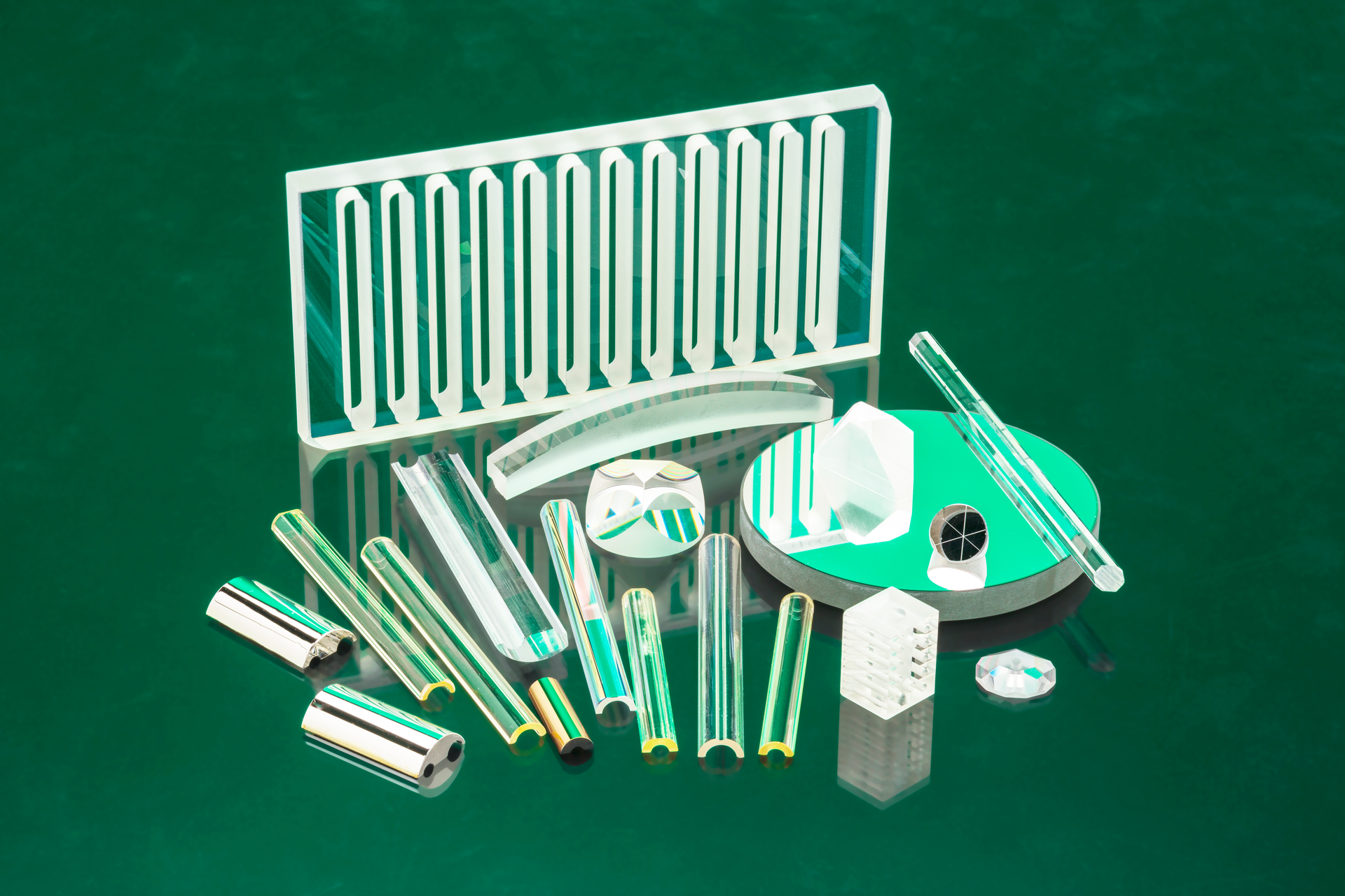 FIGURE 1. Custom-designed high laser-induced damage threshold (LIDT) optics are supporting new materials processing, military, and scientific applications for lasers.