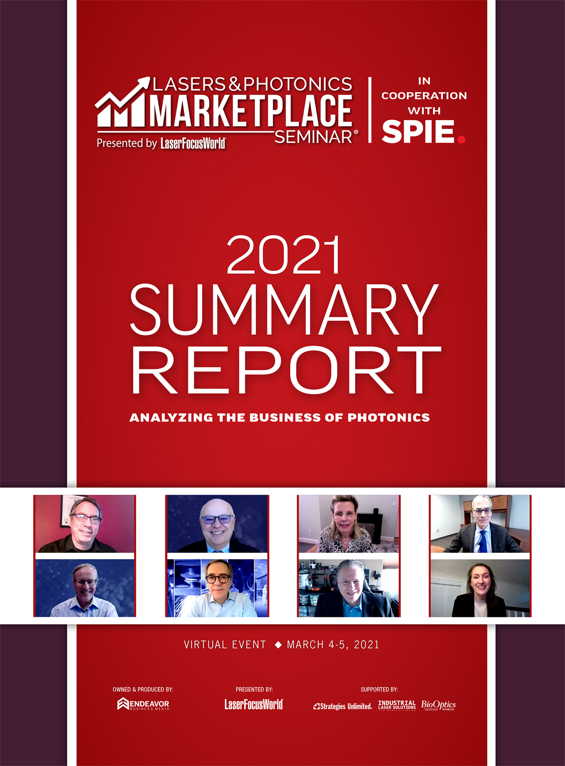 Lasers & Photonics Marketplace Seminar 2021 Summary Report cover image
