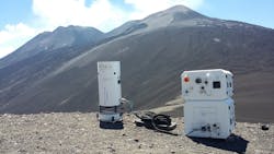 Quantum gravimeter developed by Muquans. Quantum gravimeter developed by Muquans.