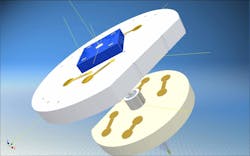 FIGURE 2. A microelectromechanical systems (MEMS)-based endoscopic probe with an 8 mm diameter is going in vivo for visual cancer diagnosis. FIGURE 2. A microelectromechanical systems (MEMS)-based endoscopic probe with an 8 mm diameter is going in vivo for visual cancer diagnosis.